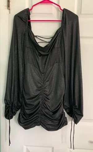 Lucy in the Sky Long Sleeve Ruched Dress thumbnail 1