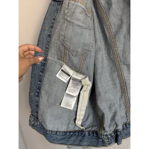 Levi's Strauss & Co Premium Denim Jacket Trucker‎ Blue Wash Women's Size Medium thumbnail 7