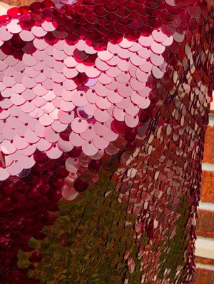 ASTR The Label Burgundy Sequin Mini Dress M thumbnail 4
