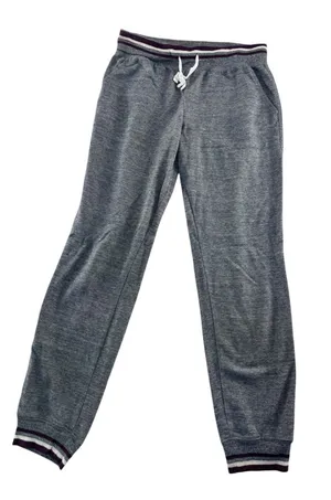Garage Grey Track Joggers with Striped Waistband thumbnail 1
