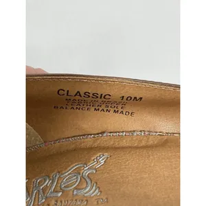 Womans Excellent Condition Carlos Santana Classic Slip On Stiletto Pumps 10M Tan thumbnail 7