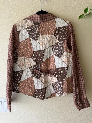 1990s Quilt Piece Shirt Jacket Selected By Ritual Vintage thumbnail 3