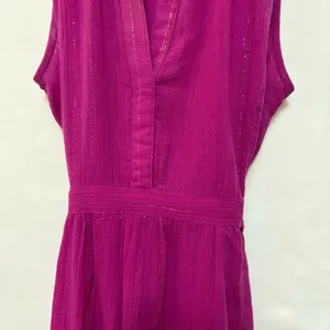 Anthropologie‎ Maeve Batavia Fuchsia Pink Sleeveless Blouse Size Small thumbnail 6