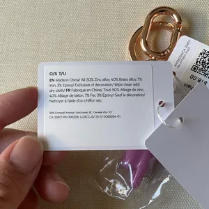 Lululemon Everywhere Belt Bag Charm Keychain - Pink Frosting thumbnail 10