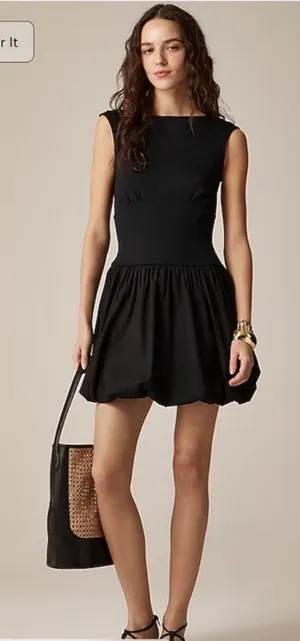 J.Crew Bubble-hem mixy dress M/8-10 thumbnail 1