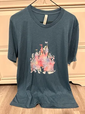 Disney Bella+Canvas -  T shirt - blue thumbnail 1