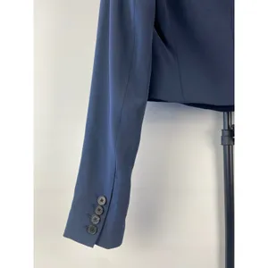 Babaton Navy Blue Cropped Classy Preppy Blazer Single Button Jacket Size 0 thumbnail 9
