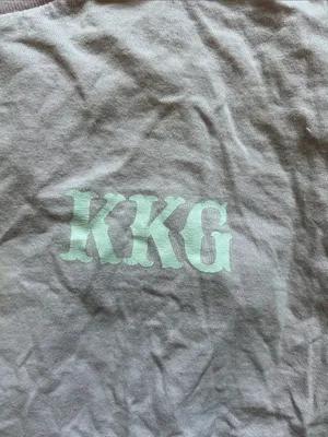 Gildan Light Pink kappa kappa gamma Crew Neck T-Shirt with Small Chest Logo thumbnail 3