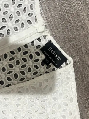 BARDOT Eyelet Puff Sleeve Midi Dress thumbnail 5