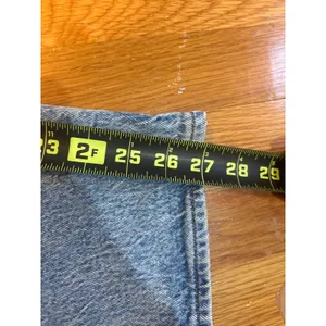 Levi's Wedgie Straight High Rise Blue Medium Wash Button‎ Fly Jeans Size 28 thumbnail 4