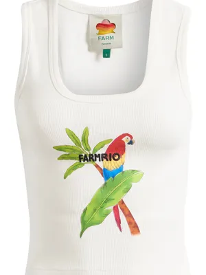 FARM Rio White Tank Top thumbnail 2
