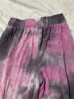 Urban Outfitters Lilac/Pink/Gray Jogger Sweatpants with Subtle Tie-Dye thumbnail 3