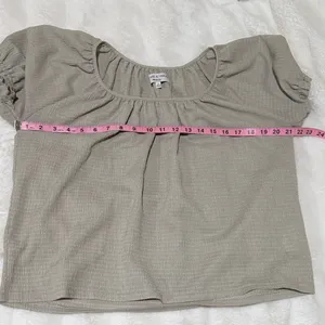 Madewell Texture & Thread Size Medium Short Sleeve Blouse thumbnail 6