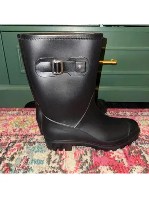 Brand new Evshine Women's Mid Calf Rain Boots Waterproof Garden Shoes thumbnail 3