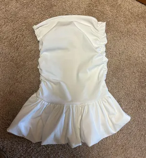 Strapless ZARA Blouse White thumbnail 2