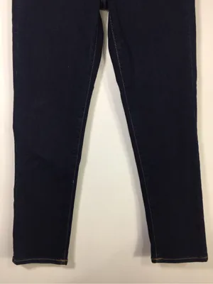 American Eagle Hi-Rise Skinny Dark Wash Super Stretch Size 4 x-short thumbnail 4