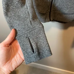 Lululemon Scuba Hoodie Full Zip Heathered Grey Fleece Sweatshirt Women's 8 thumbnail 7