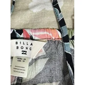 Billabong black floral dress NWT thumbnail 4