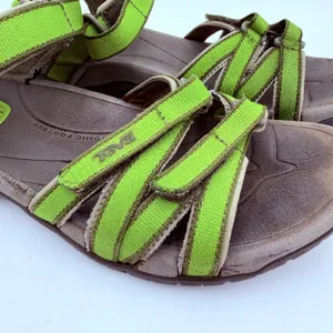 Teva Women's Tirra Lime Green Outdoor Sport Sandals Size 8 thumbnail 3