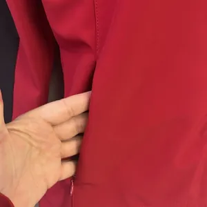 Land’s End Women’s Black Red Gray Zip-up Jacket w/ Mock Neck Pockets-Small (6-8) thumbnail 4