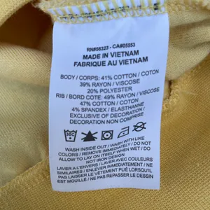 Nike Yellow Embroidered Center Swoosh Terry Cropped Long Sleeve T-shirt thumbnail 6