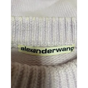 Alexander Wang Womens Pink Purple Long Sleeve Oversized Sweatshirt Sweater Top M thumbnail 3