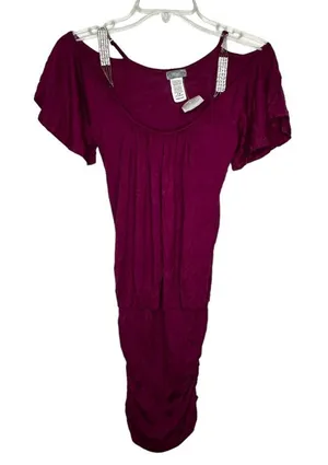 Vizio Cold Shoulder‎ Mini Dress nwt Size M thumbnail 1