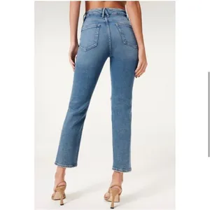 Good American Good Vintage High Rise Distressed Straight Leg Jeans- Size 0 (25) thumbnail 3
