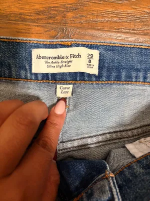 Abercrombie Jeans Ankle Straight Ultra High-Rise Curve Love thumbnail 3