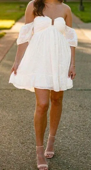 Lulus White Graduation Dress thumbnail 1