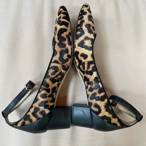 Sam Edelman Lola Leopard Calf Hair Heel‎ Size 6 thumbnail 8