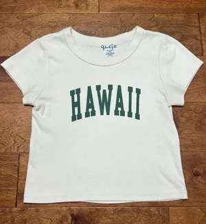 Brandy Melville John Galt Hawaii Baby Tee thumbnail 1
