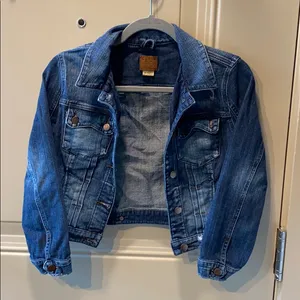 Vintage Guess Denim Jacket Distressed Women’s Small thumbnail 1