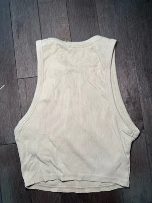 ZARA Crop Top Ribbed Tank thumbnail 2