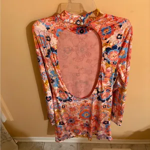 Della Burnout Velvet Mini Dress in Fruit Punch Combo thumbnail 7