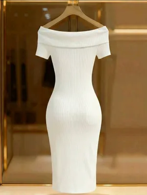 Women’s elegant bodycon midi dress  thumbnail 5