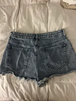 PacSun High Waisted Vintage Wash Denim Shorts thumbnail 2
