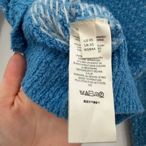 Free people blue bunny sweater xs thumbnail 3