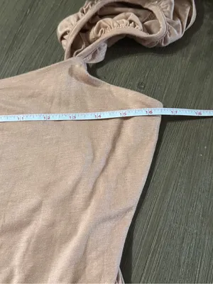 Lulu's Mauve Brown Ruffle Strap Bodysuit thumbnail 7