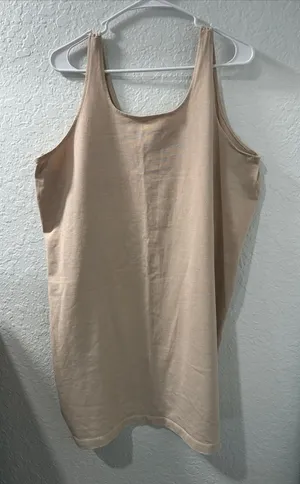 Nike Sleeveless Sleeveless Dress in Beige Size Large thumbnail 1