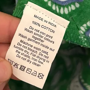 Caryn Lawn 100% Cotton Green Floral Pippi Leaf Mini Dress Size One Size thumbnail 5