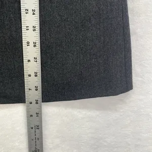 Made in Italy Of Benetton Coat womens 40 Pure wool Button Front‎ Jacket Vtg flaw thumbnail 3