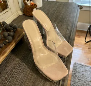 These Three Boutique Rhinestone Platform Heels thumbnail 2