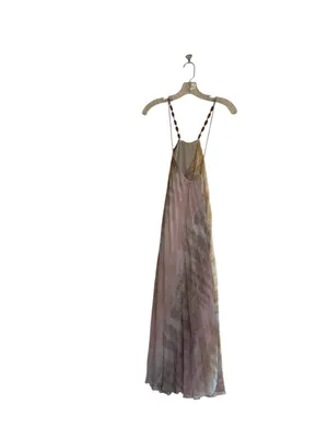 Nwot Zara Women Tie Dye Pleated Halter Dress Multicolored Sz Xs 3666/096 thumbnail 10