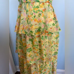 Revolve ASTR the label MidSummer Dress chiffon fabric with tiered hem size M NWT thumbnail 5