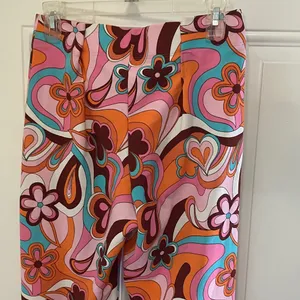 FINAL MARKDOWN Garage Pink Brown Retro Look slacks Large thumbnail 8