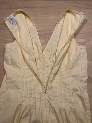 Maeve The Hailey Sleeveless V-Neck Pintuck Midi Dress Sz M thumbnail 11