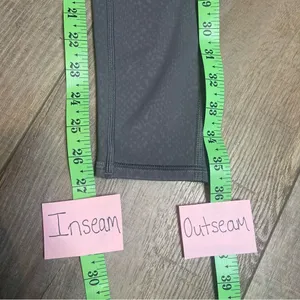 Athleta Gray‎ Workout Yoga Leggings Size Small 27" Tight thumbnail 3