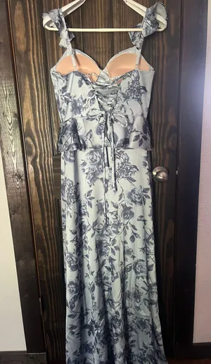 Revelry Satin Floral Dress thumbnail 2