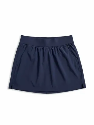 Quince Performance Skort Women Medium Navy Blue Active Tennis Golf thumbnail 2